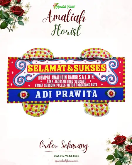 Papan Bunga Ucapan Selamat Abab